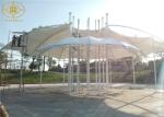 PVDF Membrane Structure Construction Hot Dip Galvanized Steel For Landscape