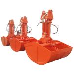 Mechanical Hydraulic Excavator Clamshell Bucket For 20 Tons 25 Tons Excavator
