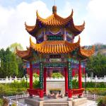Antique Hexagon Wooden Garden Gazebo Outdoor 2.5 M Chinese Pavilion
