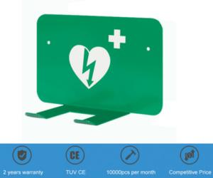 Wholesale Green Anti Rust AED Defibrillator Wall Mount Bracket CE For Emergency from china suppliers