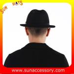 4190369 Sun Accessory customized winner England style fashion wool felt fedora