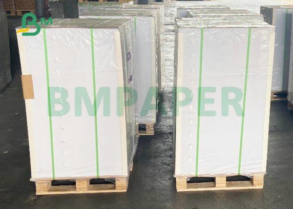 36 * 38'' 1.5mm Thickness Both Sides White Laminated Board Sheet For Cosmetic