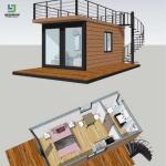 PVC Window Flat Pack Container House Earthquake Resistant Custom Design