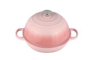 Wholesale 6QT Pink Enameled Cast Iron Dutch Oven – Stylish &amp; Functional from china suppliers