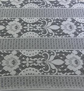 China Floral Trident Polka dots Cotton Nylon Lace Fabric For Dressing  152CM Width on sale