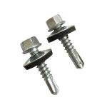 Hex Flange Head Tek Stainless Steel Galvanised Self Drilling Screw With Epdm
