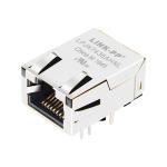 LPJK7436AHNL Low Profile rj45 female connector 1000 Base-T Tab Up Green/Yellow