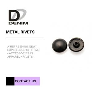 Wholesale Embossed Logo Small Size Brass Rivets Gunmetal Rivets 8mm - 15mm Shape Design from china suppliers