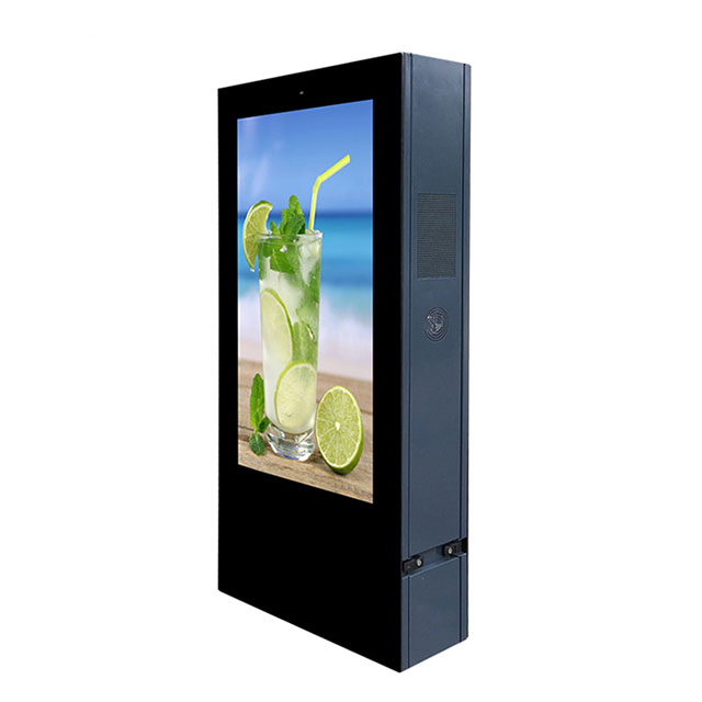 55 inch outdoor sunlight readable advertising tv lcd panel monitor touch screen digital signage kiosk outdoor totem lcd display