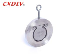 Wholesale H74 Wafer Connection Gas Oil Check Valve Single Plate One Way Valve For Petroleum from china suppliers
