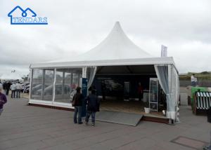 Wholesale Modern Outdoor Transparent Clear Water Proof, UV Resistance Big Wall Glass Pagoda Tent from china suppliers
