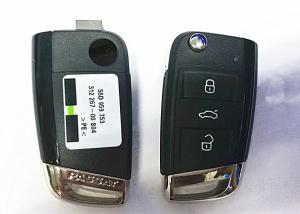 China Black  3 Button VW Passat Car Remote Key , 56D 959 752 VW Flip Key Fob Case on sale