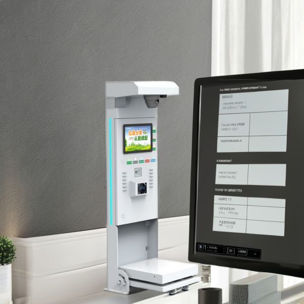 Patterned Steel / Galvanized Pipe 10-Inch AI Intelligent LCD Bench Scale with Android System QR Code Management KG Capacity