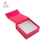 Pink Color Magnet Closure Custom Jewelry Boxes With Logo , Snap Shut Boxes