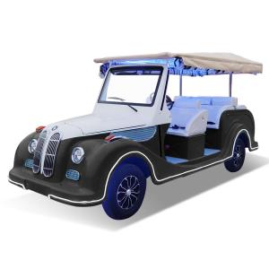 Wholesale 8 Seats Classic Golf Cart Steel Frame Iron Shell Stamping Body 5kw 48V*150AH Battery Operated from china suppliers