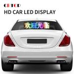 1R1G1B Transparent Car Rear Window LED Display Energy Saving