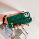 Sports Style Luxury Design Style Leather Diamond Cell Phone Case for IPhone11