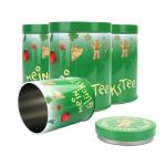 Factory Hot Sale Food Grade Tinplate Container Cylindrical Metal Box Packaging