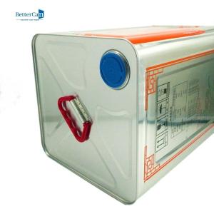 Wholesale Empty Metal Edible Oil Tin 15L Olive Tin Container With Handle from china suppliers