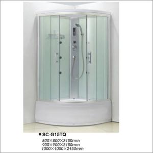 Wholesale Computer Controlled Sliding Door Shower Cubicles , Modern Glass Shower Cabin from china suppliers