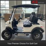 PP Hard Plastic Body Material Motorized Golf Cart With Lead Acid Battery