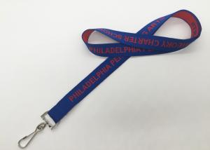 Wholesale 1X96cm Office Exhibition Custom Woven Lanyards With Swivel Hook from china suppliers