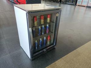 Wholesale 108L Mini Single Glass Door Wine Fridge Bar Bottle Beer Display Chiller from china suppliers