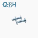 Carbon steel galvanized Anglo - American half - round head square neck bolts 1/4