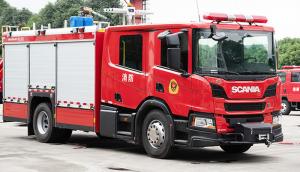 Wholesale SCANIA 302Kw 4000L Liquid Tank CAFS Fire Engine from china suppliers