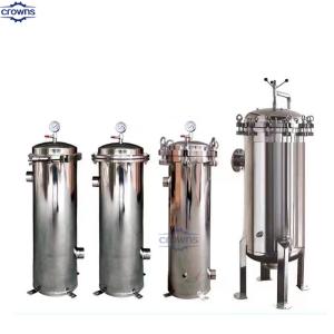 Wholesale Stainless Steel 304 316l Multi Bag Filter Housing for Liquid, Oil, Wine, Beer, Honey, Syrup Bag Filters for Water Treatm from china suppliers