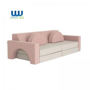 China OEM ODM OBM Micro Suede Fabric Play Couch Sofa Removable Cover on sale