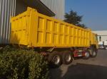 Sinotruk Howo Tipper Dump Truck 12 Wheels 400Hp 8 × 4 Mining RHD Yellow
