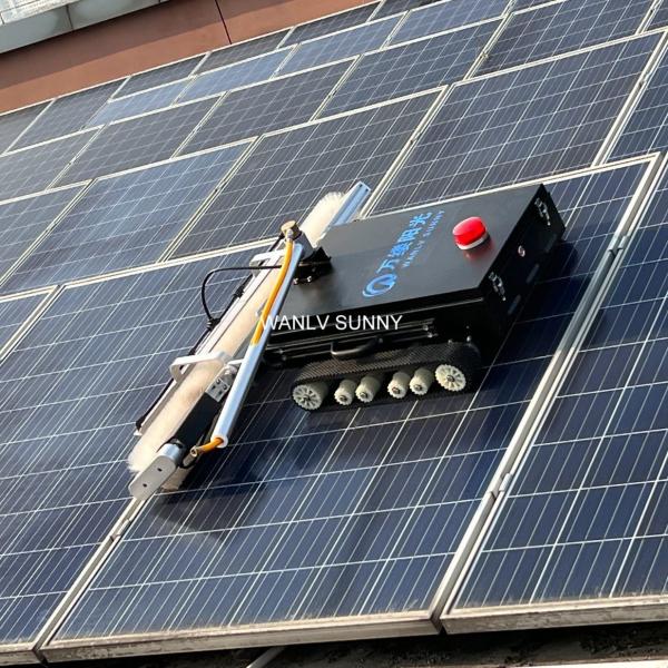 Speed Photovoltaic Washing Robot with Distant Control Physical Cleaning