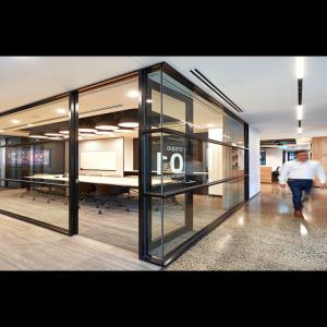 Wholesale Soundproof Modern Office Glass Partition Walls With Aluminium Frame from china suppliers