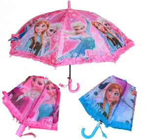 China Cute Princess Printing J Handle Disney Umbrella For Kids on sale