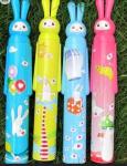 Cartoon Cute Pattern Bottle Shaped Umbrella Handle Open190T Polyester Fabric