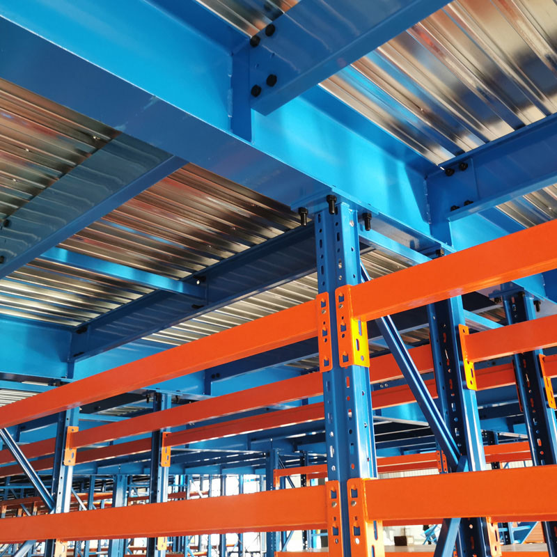 Steel Mezzanine Shelving For 2-3 Layers Of Heavy Duty Storage Solutions