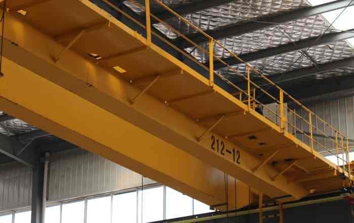 Warehouse Logistics Bridge Double Girder Crane 50 Tons 10 Ton With Electric Hoist