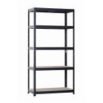 5 Tier Galvanized Steel Storage Rack Metal Shelves For Garage Corrosion