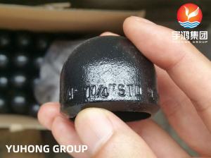 Wholesale ASTM A234 WPB Carbon Steel Fittings Cap BW B16.9 SCH STD SCH40 SCH80 Black Painting from china suppliers