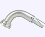 GB Standard Round Head Hydraulic Fittings for Excavator 87391 in Stainless Steel