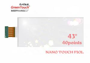 Wholesale 43 Inch 40 Points Multi Touch Foil , Usb Capacitive Touch Foil Film from china suppliers