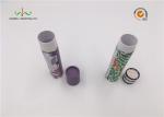 2 Packs Custom Printed Paper Tubes Boxes Cardboard Art Tubes Logo Hot Stamping