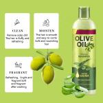 Organic Olive Oil Aloe Vera Shampoo and Conditioner Set for Curly Hair Care
