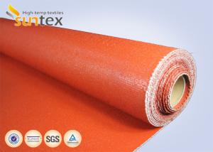 Wholesale Heat Resistant Silicone Rubber Coated Silicone Coated Glass Fibre Fabric For Removable Insulation Blankets &amp; Jacket &amp; Co from china suppliers