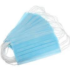 Wholesale Anti Dust Disposable Non Woven Face Mask Blue Color Help Limit Germs Spread from china suppliers