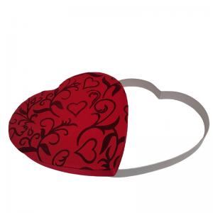 Wholesale Custom Heart Shaped Cardboard Box Chocolate Gift Box With Silk Cloth from china suppliers