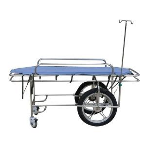 Wholesale Clinic Stainless Steel Emergency Stretcher Trolley Patient Conveyer Connecting from china suppliers