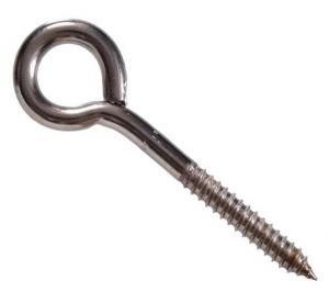 Wholesale Stainless Steel Screw Eye Hooks 25mm Pins Mini 6x13 Hooks 4mm 7mm from china suppliers