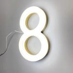 Windproof 3D Acrylic Front Lit Sign Board 50000 Hours Lifetime